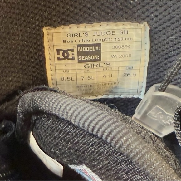 DC Shoes Company Judge SH Snowboard Boots BOA Girls Size 9.5L - Picture 3 of 11